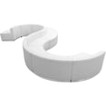 thumbnail image 1 of Flash Furniture Hercules Alon 9 Piece Reception Seating in White, 1 of 4