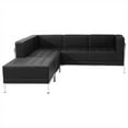 thumbnail image 1 of Flash Furniture Hercules Imagination 3-Piece Reception Configuration in Black, 1 of 2