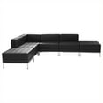 thumbnail image 1 of Flash Furniture Hercules Imagination 6-Piece Reception Configuration in Black, 1 of 2