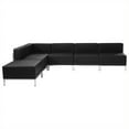 thumbnail image 1 of Flash Furniture Hercules Imagination 6-Piece Reception Configuration in Black, 1 of 2