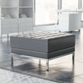 thumbnail image 1 of Flash Furniture Hercules Imagination Series Gray Leathersoft Ottoman, 1 of 7