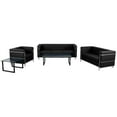 thumbnail image 1 of Flash Furniture Hercules Regal Series Reception Set in Black, 1 of 5