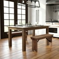 thumbnail image 1 of Flash Furniture Hercules Series 60" x 38" Rectangular Rustic Solid Pine Restaurant Dining Table, 1 of 16