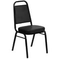 thumbnail image 1 of Flash Furniture Hercules Series Adult Size Trapezoidal Stacking Banquet Chairs, Set of 4, Black, 1 of 19