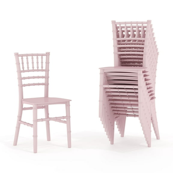Flash Furniture Hercules Series Children's Event Chiavari Chairs, Set of 10, Pink