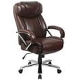 thumbnail image 1 of Flash Furniture Hercules Series High-Back LeatherSoft Office Chair with Extra Wide Seat, Brown, 1 of 14