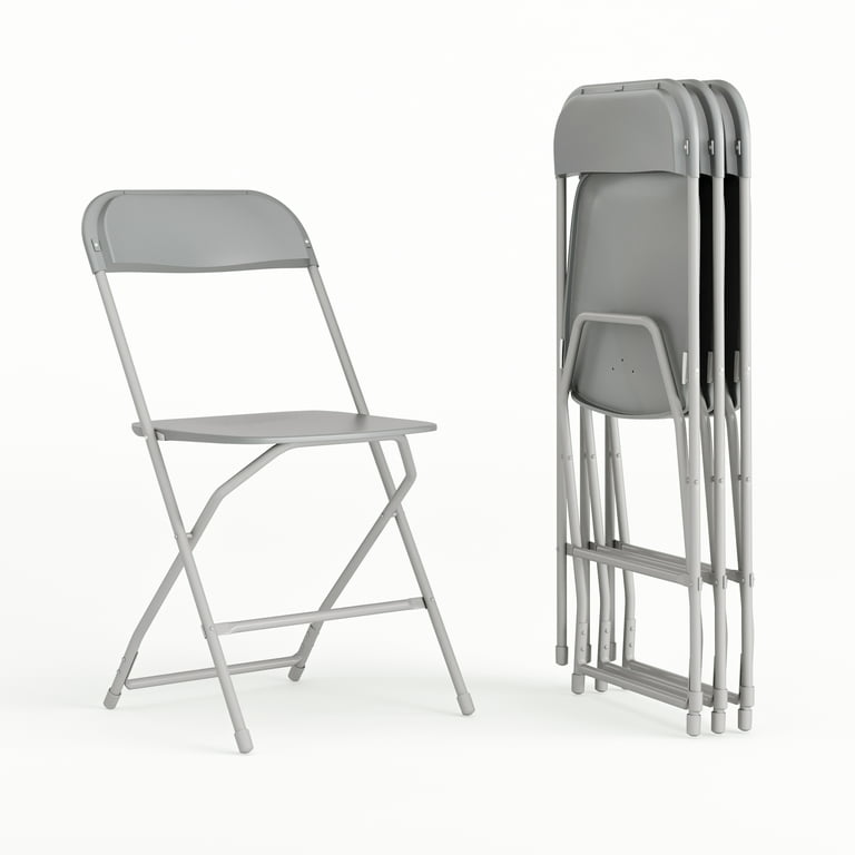 Grey fold up chairs discount