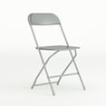 thumbnail image 1 of Flash Furniture Hercules Series Plastic Folding Chair - Grey - 650LB Weight Capacity Comfortable Event Chair - Lightweight Folding Chair -, 1 of 19