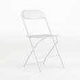 thumbnail image 1 of Flash Furniture Hercules Series Plastic Folding Chair - White - 650LB Weight Capacity Comfortable Event Chair - Lightweight Folding Chair -, 1 of 19