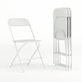 thumbnail image 1 of Flash Furniture Hercules Series Plastic Folding Event Chairs for Adults, Set of 4, White, 1 of 21