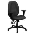 thumbnail image 1 of Flash Furniture High Back Gray Fabric Multifunction Ergonomic Executive Swivel Office Chair with Adjustable Arms, 1 of 13