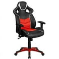 thumbnail image 1 of Flash Furniture High Back Rosso Corsa Red Vinyl Executive Swivel Office Chair with Inner-Coil Spring Comfort Seat & Red Base, 1 of 2