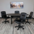 thumbnail image 1 of Flash Furniture Jones 6' Oval Multipurpose Conference Table, Rustic Gray, 1 of 15