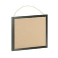 thumbnail image 1 of Flash Furniture Juno Linen Wall Mount Board with Push Pins Black Frame 18" x 24" (HGWALIN18X24BLK), 1 of 9