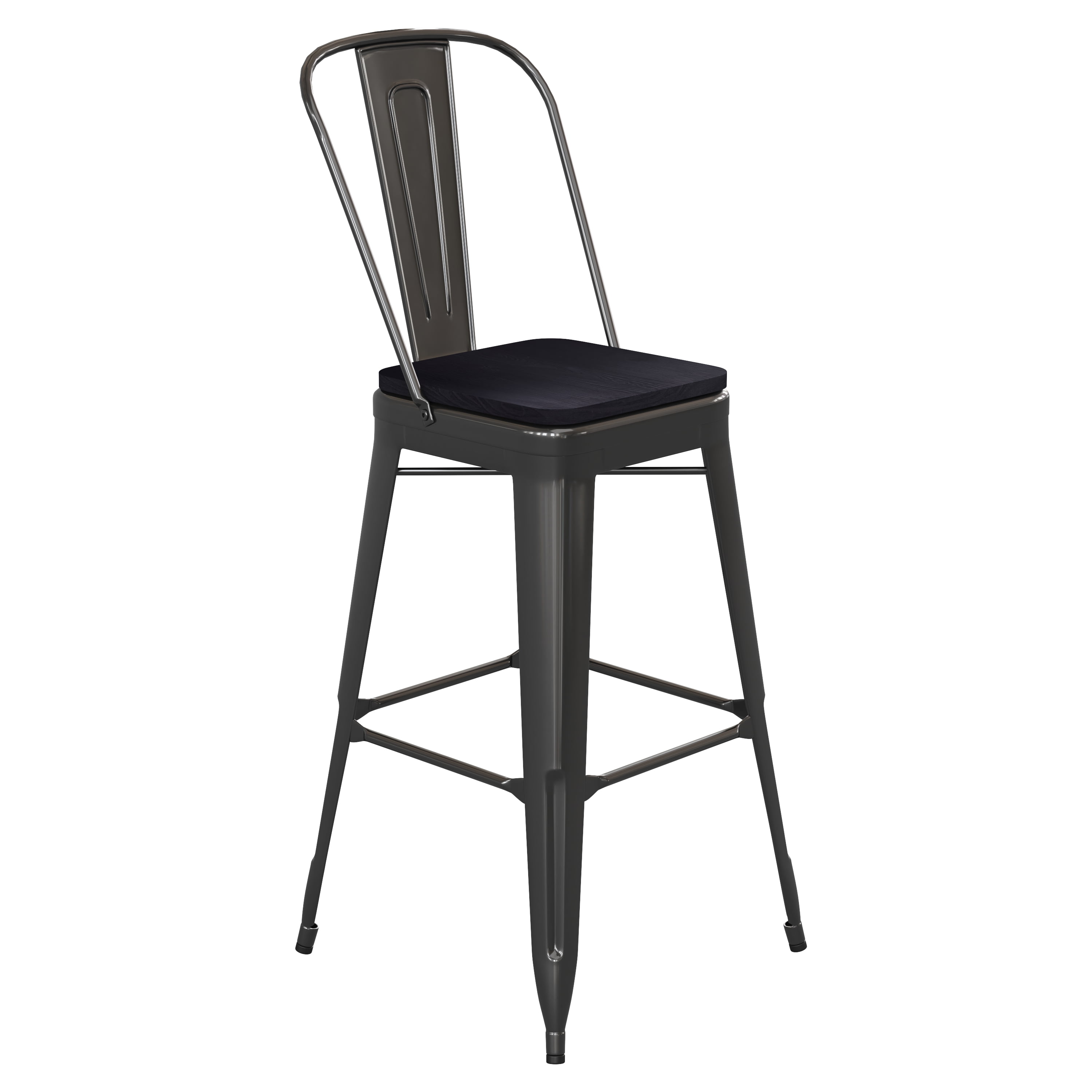 Black Metal Bar Black Square Bar Stools High Metal Stools Ladder