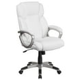 thumbnail image 1 of Flash Furniture Kalman Modern Mid-Back LeatherSoft Executive Swivel Office Chair, Black, 1 of 13