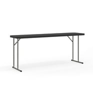 Cosco 8 Foot Centerfold Folding Table, Black - Walmart.com