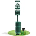 thumbnail image 1 of Flash Furniture Pet Waste Station with Glow in the Dark Sign, Bag Dispenser, Sanitizer Bottle, Trash Can with Lid - Includes 600 Roll Bags & 50 Can Liners, 1 of 2