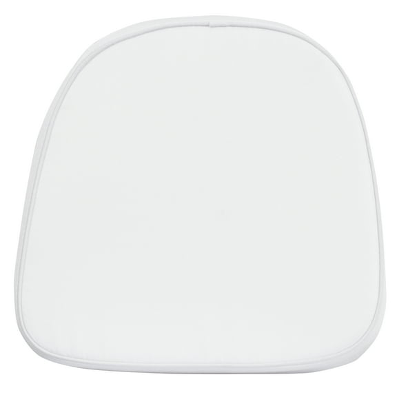 Flash Furniture Kids Soft White Fabric Chiavari Chair Cushion