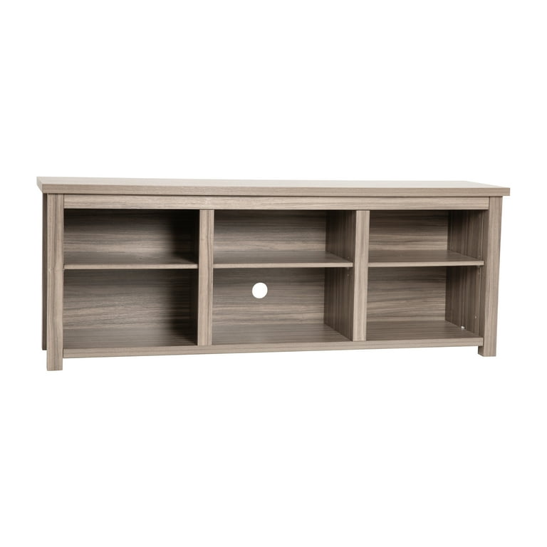 Flash Furniture Kilead Collection 3 Shelves Modern TV Stand Gray Wash Oak