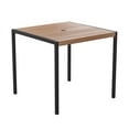 thumbnail image 1 of Flash Furniture Lark Series Steel Teak Tables, Teak, 1 of 10