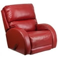 thumbnail image 1 of Flash Furniture Leather Rocker Recliner in Red, 1 of 5