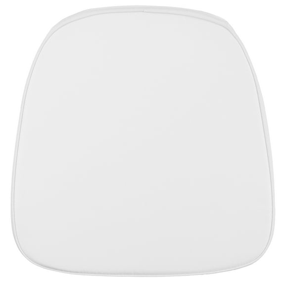 Flash Furniture Louise 22 Pack Soft Snow White Fabric Chiavari Chair Cushion