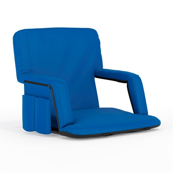 Flash Furniture Malta Fabric Stadium Chair, Blue