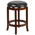 thumbnail image 1 of Flash Furniture Margaret Backless Faux Leather Counter Stool, Black, 1 of 9