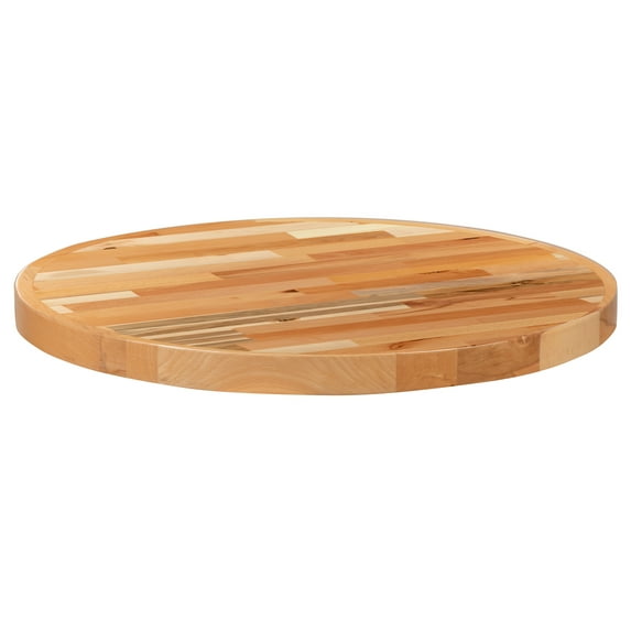 Flash Furniture Mayfair 30" Round Butcher Block Style Table Top