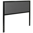 thumbnail image 1 of Flash Furniture Melbourne Metal Upholstered Full Size Headboard in Dark Gray Fabric, 1 of 11