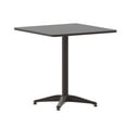 thumbnail image 1 of Flash Furniture Mellie 27.5'' Bronze Square Metal Indoor-Outdoor Table with Base, 1 of 8