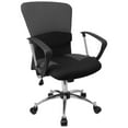thumbnail image 1 of Flash Furniture Mid-Back Grey Mesh Swivel Task Office Chair with Adjustable Lumbar Support and Arms, 1 of 3
