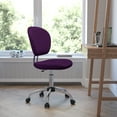 thumbnail image 1 of Flash Furniture Mid-Back Purple Mesh Padded Swivel Task Office Chair with Chrome Base, 1 of 13