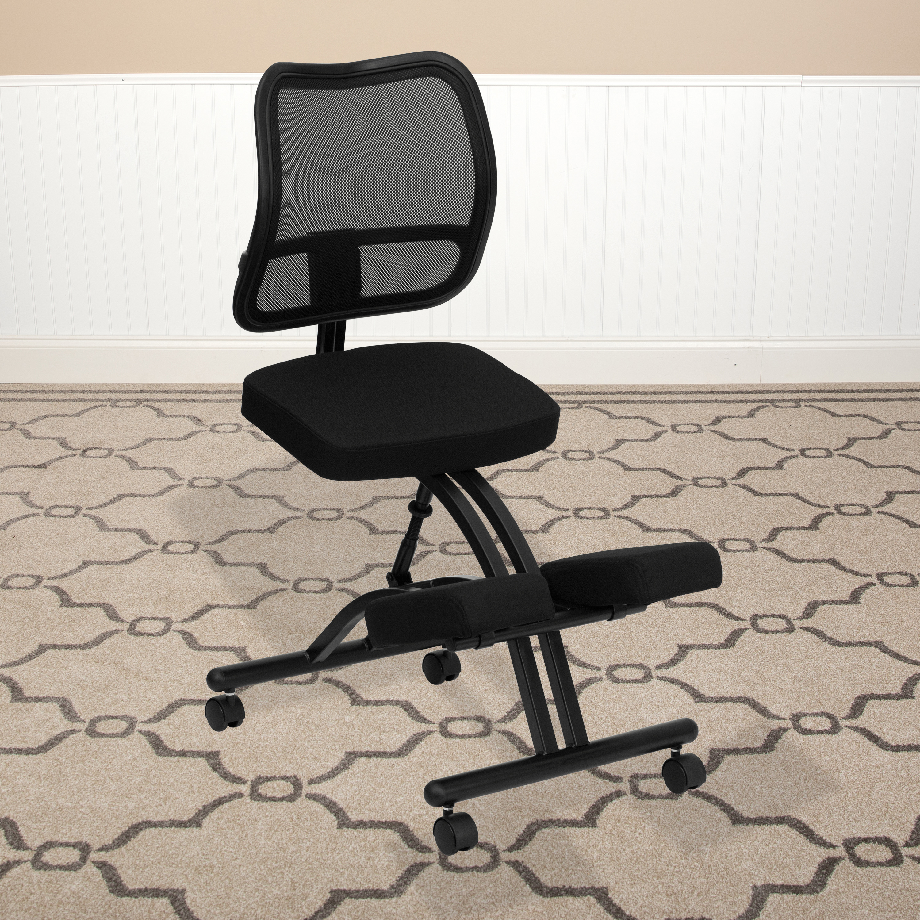 Flash Furniture Mobile Ergonomic Kneeling Office Chair with Black Mesh Back - image 1 of 15