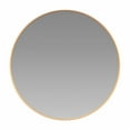 thumbnail image 1 of Flash Furniture Modern Round Wall Mounted Mirror, Gold, 1 of 7