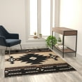 thumbnail image 1 of Flash Furniture Mohave Rectangular Southwestern Black, Beige, Brown Area Rug, 5' x 7', 1 of 7