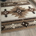 thumbnail image 1 of Flash Furniture Mohave Rectangular Southwestern Brown, Beige, Ivory Area Rug, 5' x 7', 1 of 5