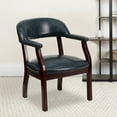thumbnail image 1 of Flash Furniture Navy Vinyl Luxurious Conference Chair with Accent Nail Trim, 1 of 8