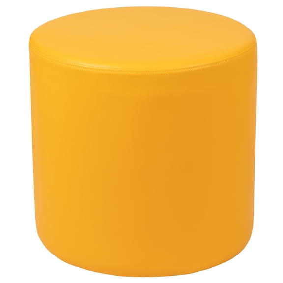 Flash Furniture Nicholas Soft Seating Flexible Circle for Classrooms and Common Spaces - 18" Seat Height (Yellow)