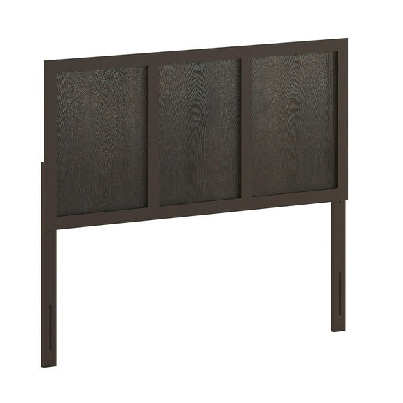 Flash Furniture Oliver Full Wooden Four Panel Adjustable Headboard 56"W x 0.75"D x 41" - 51"H Dark