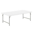 thumbnail image 1 of Flash Furniture Paige 4.93' Rectangular Plastic Kids Activity Table, White, 1 of 17