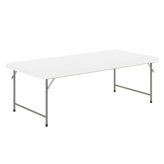 Flash Furniture Paige 4.93' Rectangular Plastic Kids Activity Table, White