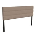 thumbnail image 1 of Flash Furniture Paxton Collection King Modern Fabric Upholstered Headboard, Taupe, 1 of 12