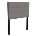 thumbnail image 1 of Flash Furniture Paxton Twin Modern Fabric Upholstered Headboard, Gray, 1 of 12