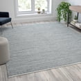 thumbnail image 1 of Flash Furniture Rectangular Modern Grey Handwoven Area Rug, 8' x 10', 1 of 5