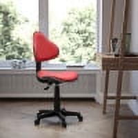 Flash Furniture Red Fabric Swivel Ergonomic Task Office Chair
