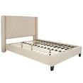 thumbnail image 1 of Flash Furniture Riverdale Full Size Tufted Upholstered Platform Bed in Beige Fabric, 1 of 6