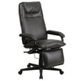 thumbnail image 1 of Flash Furniture Robert High Back Brown LeatherSoft Executive Reclining Ergonomic Swivel Office Chair with Arms, 1 of 13