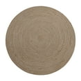 thumbnail image 1 of Flash Furniture Round Modern Natural Area Rug, 4', 1 of 7